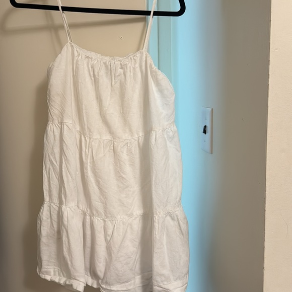 Dynamite white summer babydoll dress size medium - Picture 2 of 4